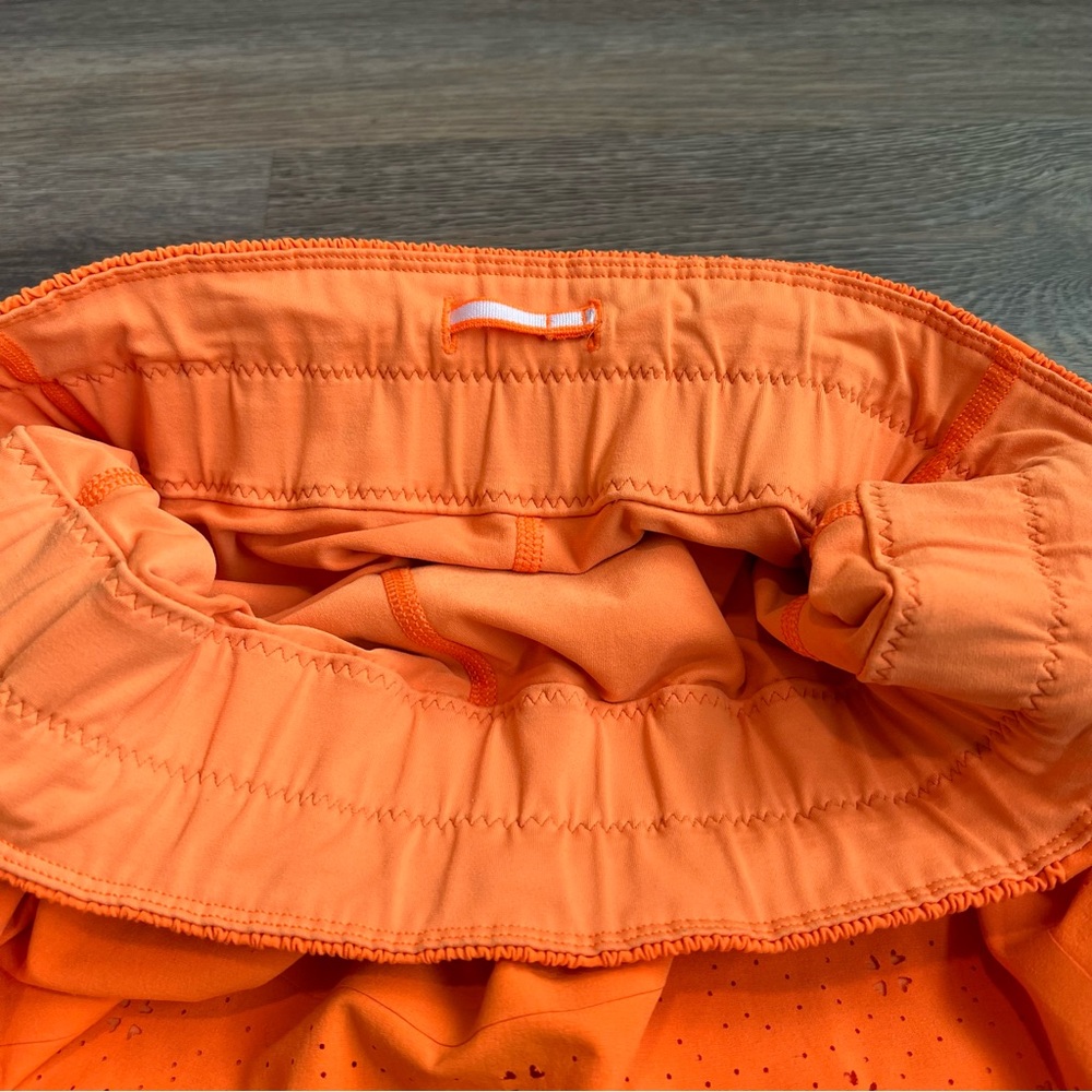 Lululemon Bright Orange Athletic Skirt - Picture 5 of 8